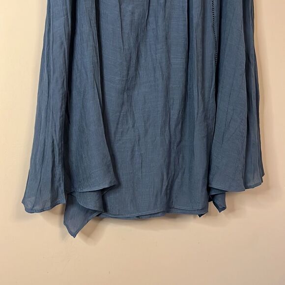 Studio JPR Dusty Blue Lace & Crinkled Crepe Dress - Size 2X - Picture 5 of 16